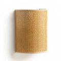 Boho Rattan Wandlampe aus Naturrattan im skandinavischen Stil
