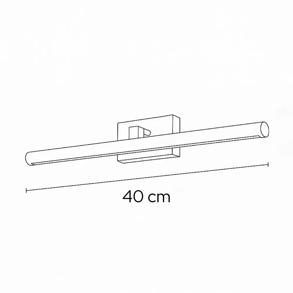 Drehbare LED Wandleuchte aus Holz warmweiß für Bad und Schlafzimmer – Ansicht 10