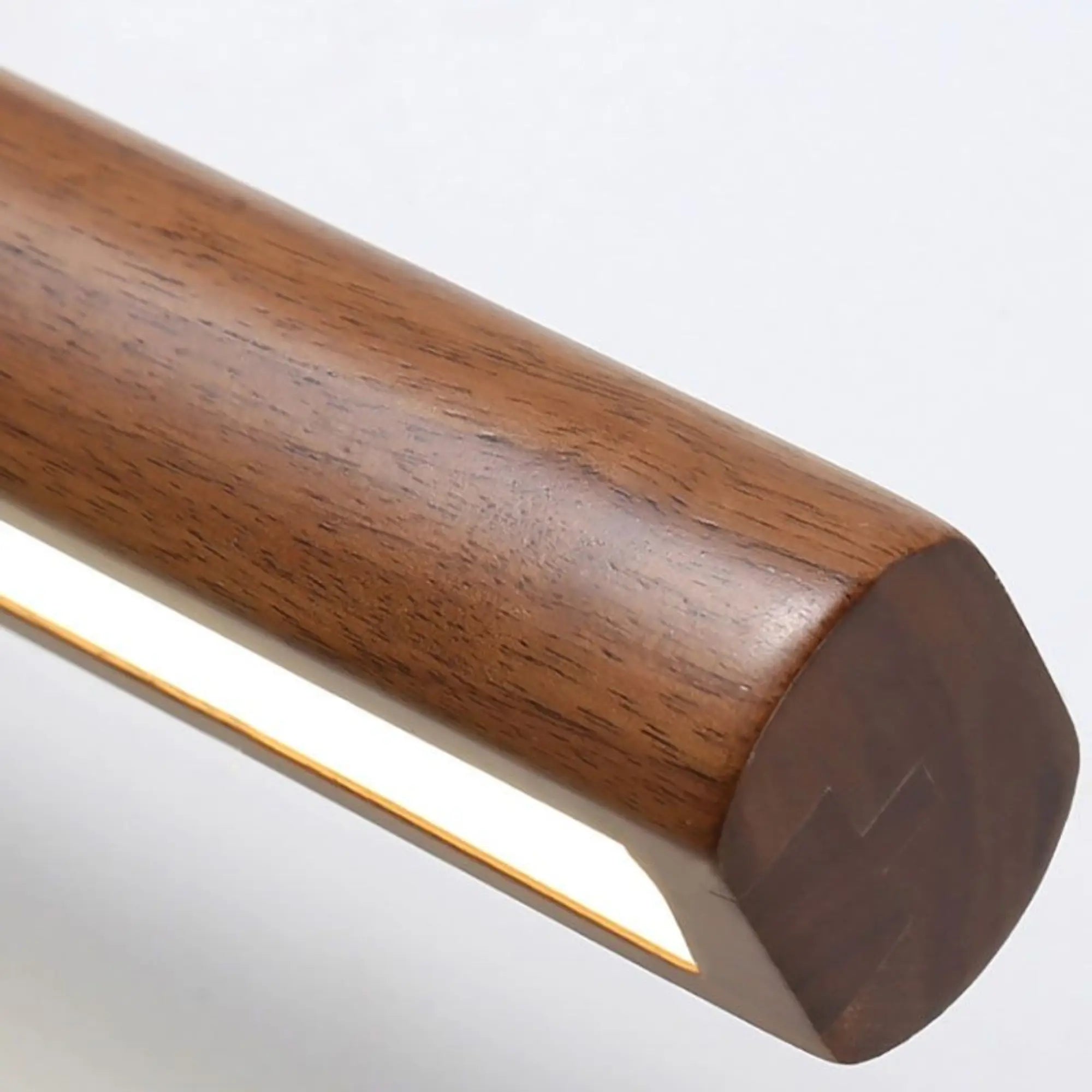 Drehbare LED Wandleuchte aus Holz warmweiß für Bad und Schlafzimmer – Ansicht 7